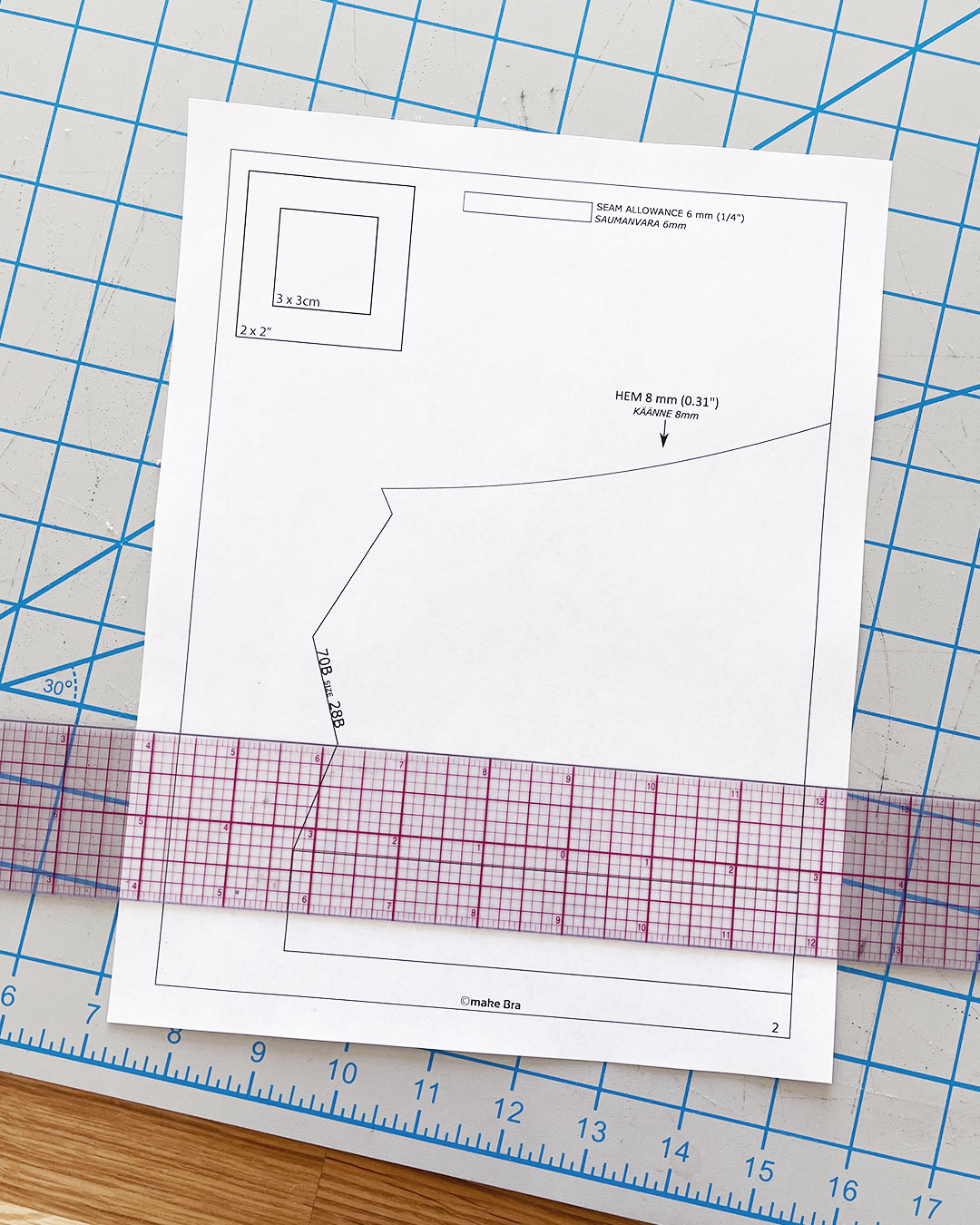 Choosing a pattern and the materials, bra sew along #1