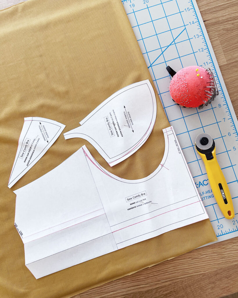 Sew Comfy Bra Sew-Along – Part 2: Materials and Cutting – Tailor Made Blog