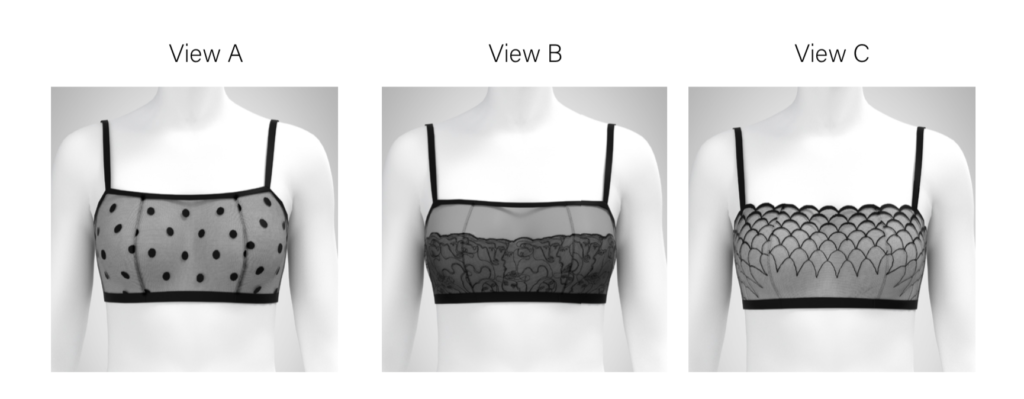 Belgravia Bralette with Lace Strap Detail & Wide Band Elastic – Tailor Made  Blog